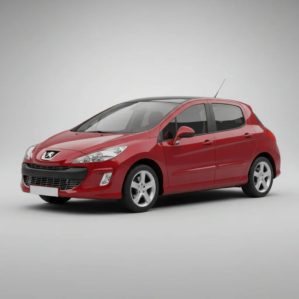 Covorase Auto Tip Tavita Compatibile Peugeot 308 5 usi (2007-2011) Red