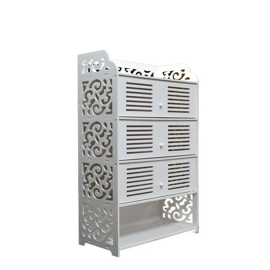 Dulap cu rafturi,Naimed D3472, culoare Alb,100 x 62 x 32 cm - 221.ro