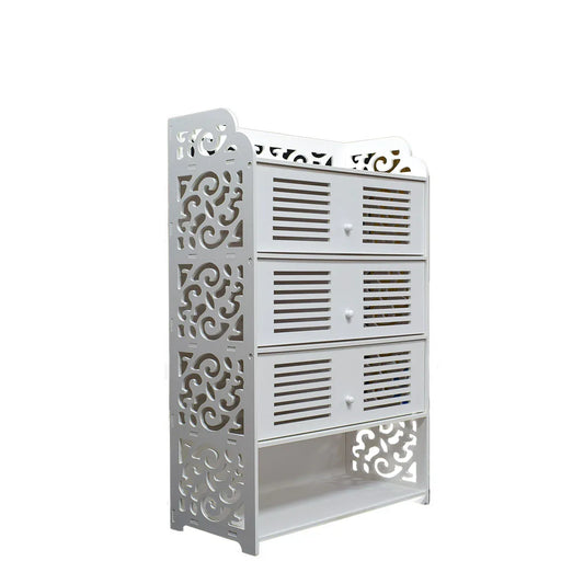 Dulap cu rafturi,Naimed D3472, culoare Alb,100 x 62 x 32 cm - 221.ro