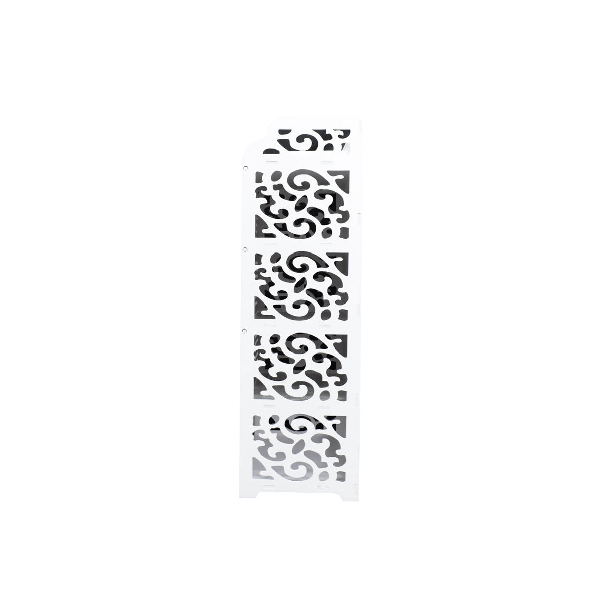 Dulap cu 2 rafturi, 3 sertare, Naimeed D3478, culoare Alb, 120 x 62 x 32 cm