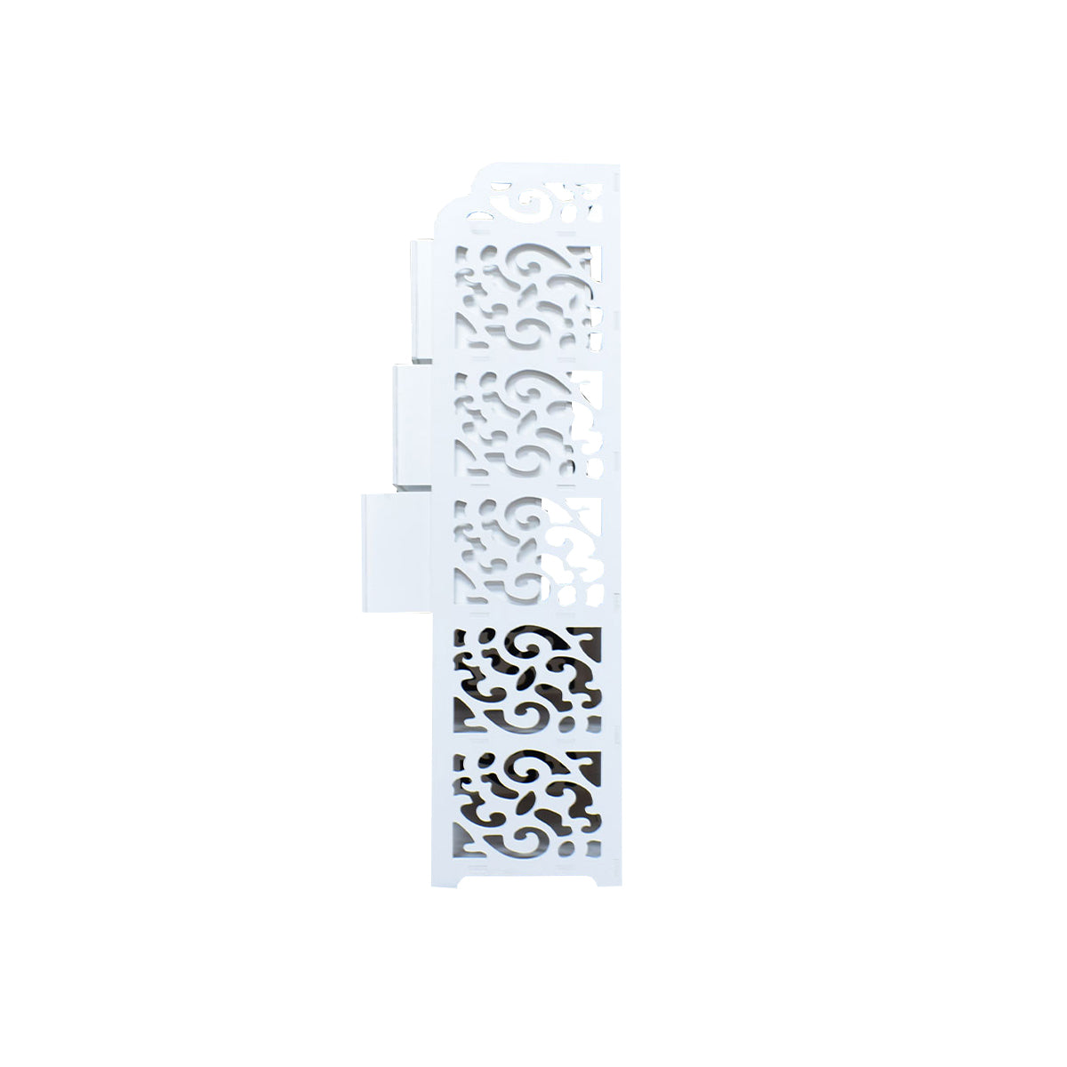 Dulap cu 2 rafturi, 3 sertare, Naimeed D3478, culoare Alb, 120 x 62 x 32 cm