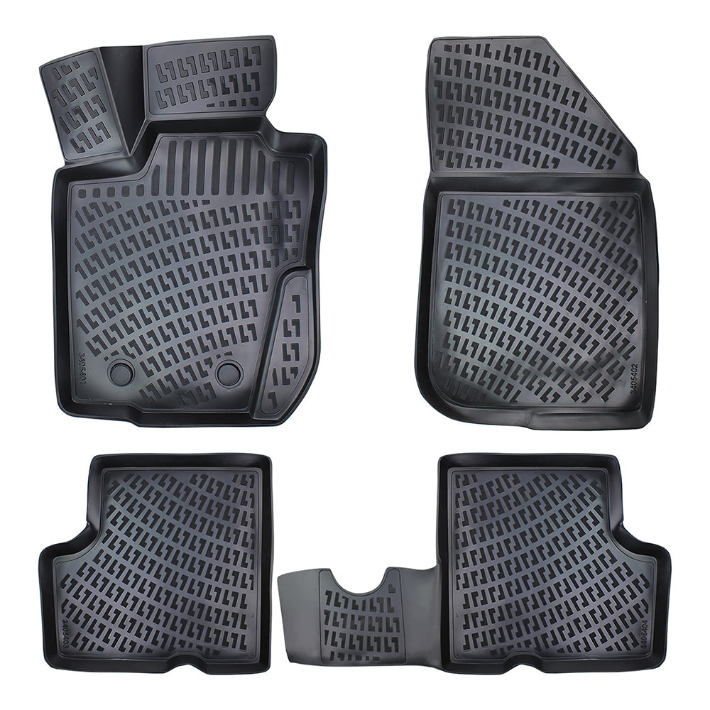 Set covorase auto cauciuc tip tavita pentru dacia duster 4x4 (hs) 2010-2017