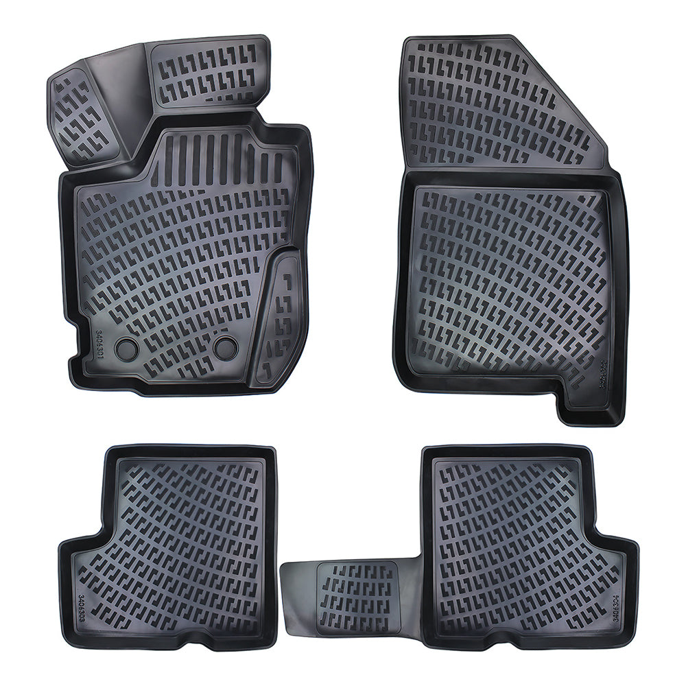 Set covorase auto cauciuc tip tavita pentru dacia duster 4x4 (hm) 2017-2022