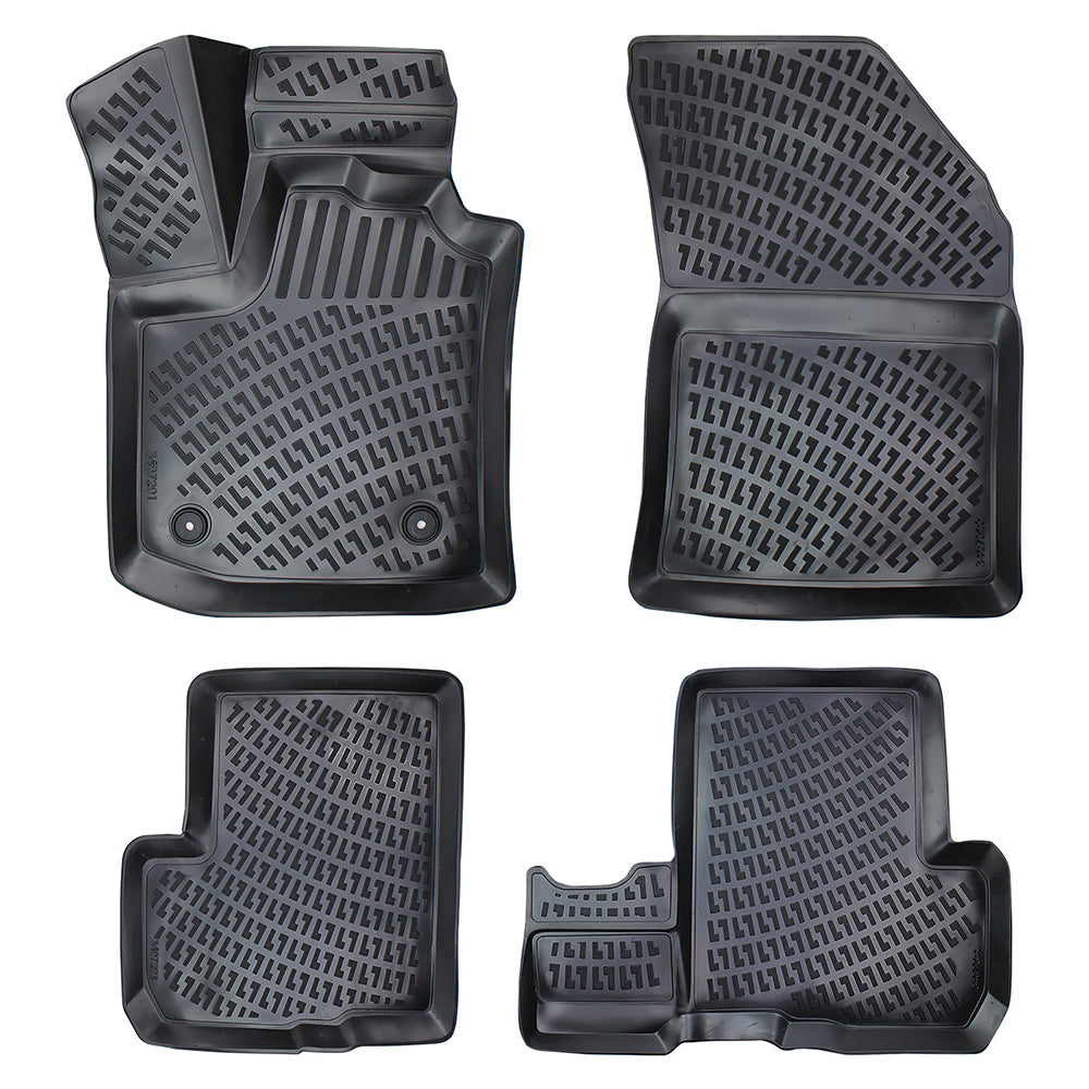 Set covorase auto cauciuc tip tavita pentru dacia lodgy 2012-