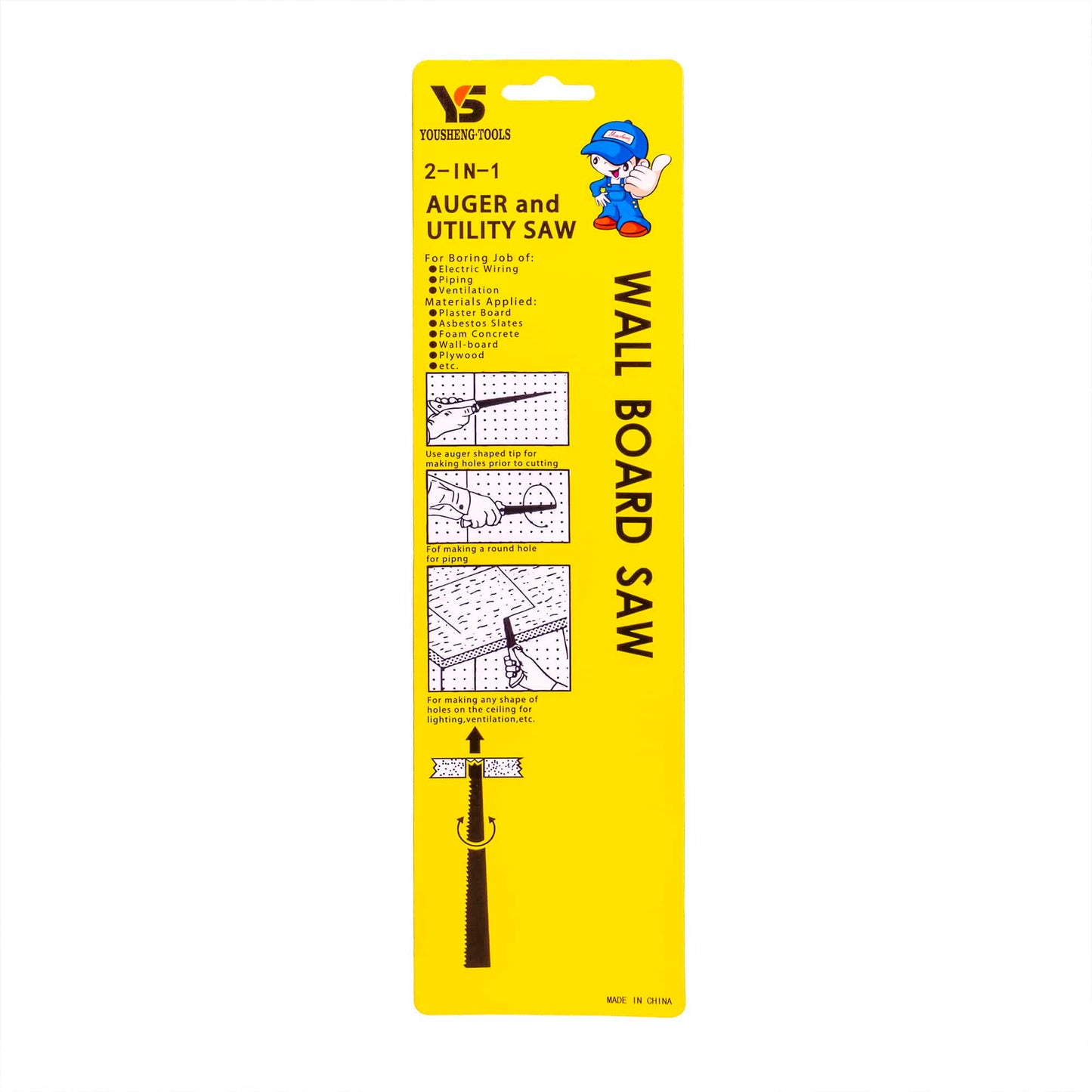 Fierastrau pentru taiat rigips, lungime totala 30cm / 389