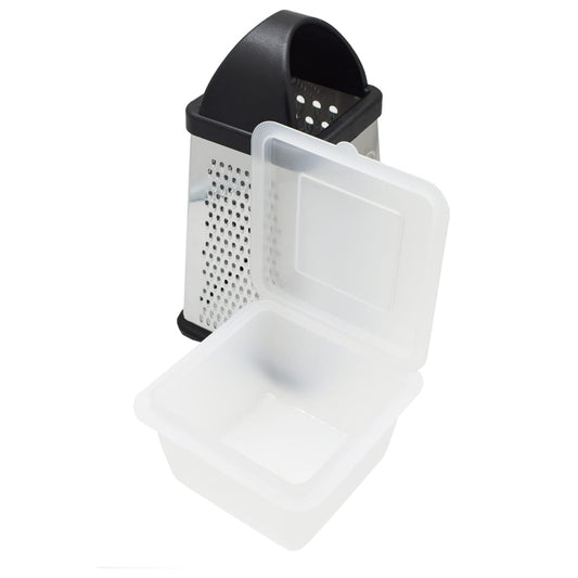 Razatoare cu recipient, 4 fete, din Otel Inoxidabil, Naimeed D1004, 24.5 x 12.5 cm