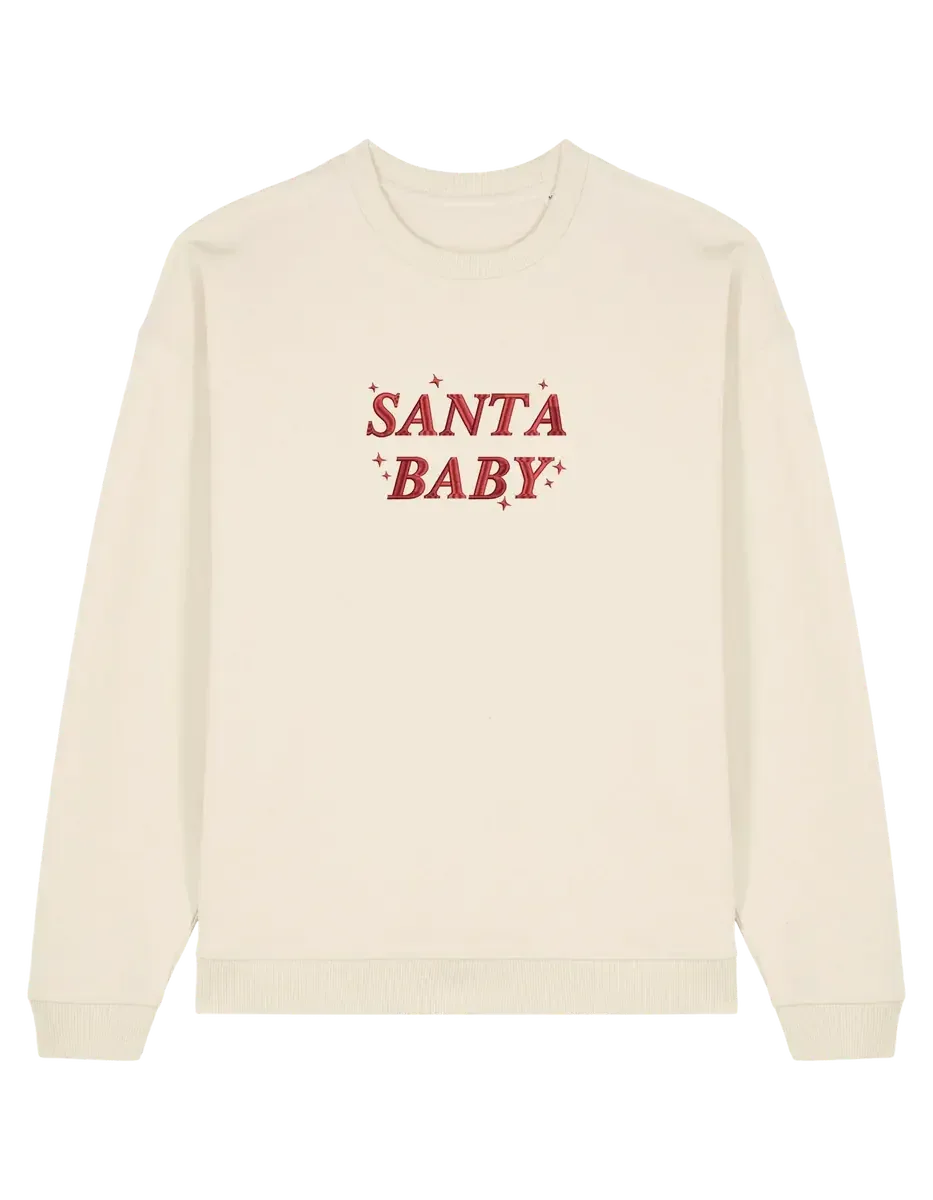 Santa baby sweatshirt Craciun