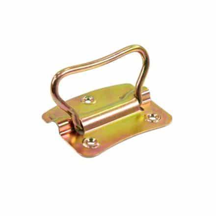 Maner metalic cu piedica pentru stupi, 8 cm / 4024 - 221.ro