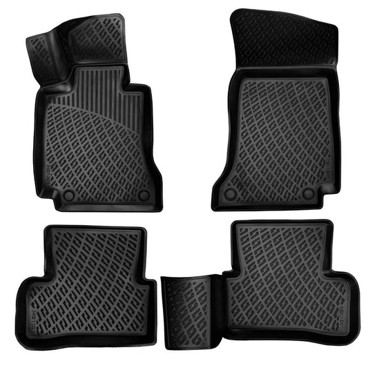 Set covorase auto cauciuc tip tavita pentru mercedes c class w205 2014-2021
