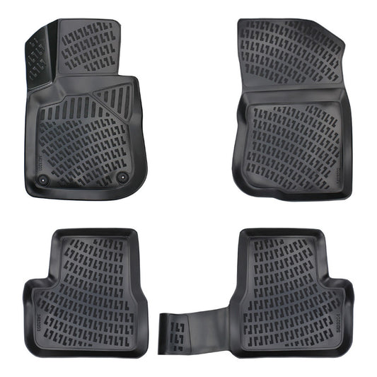 Set covorase auto cauciuc tip tavita pentru peugeot 208 i 2012-2019
