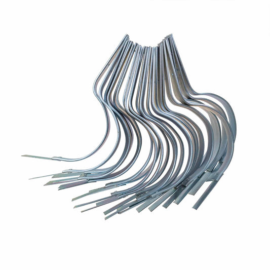 Set 25 carlige jgheab, metalic, zincat, D150mm Z-TOOLS / 5288_25 - 221.ro