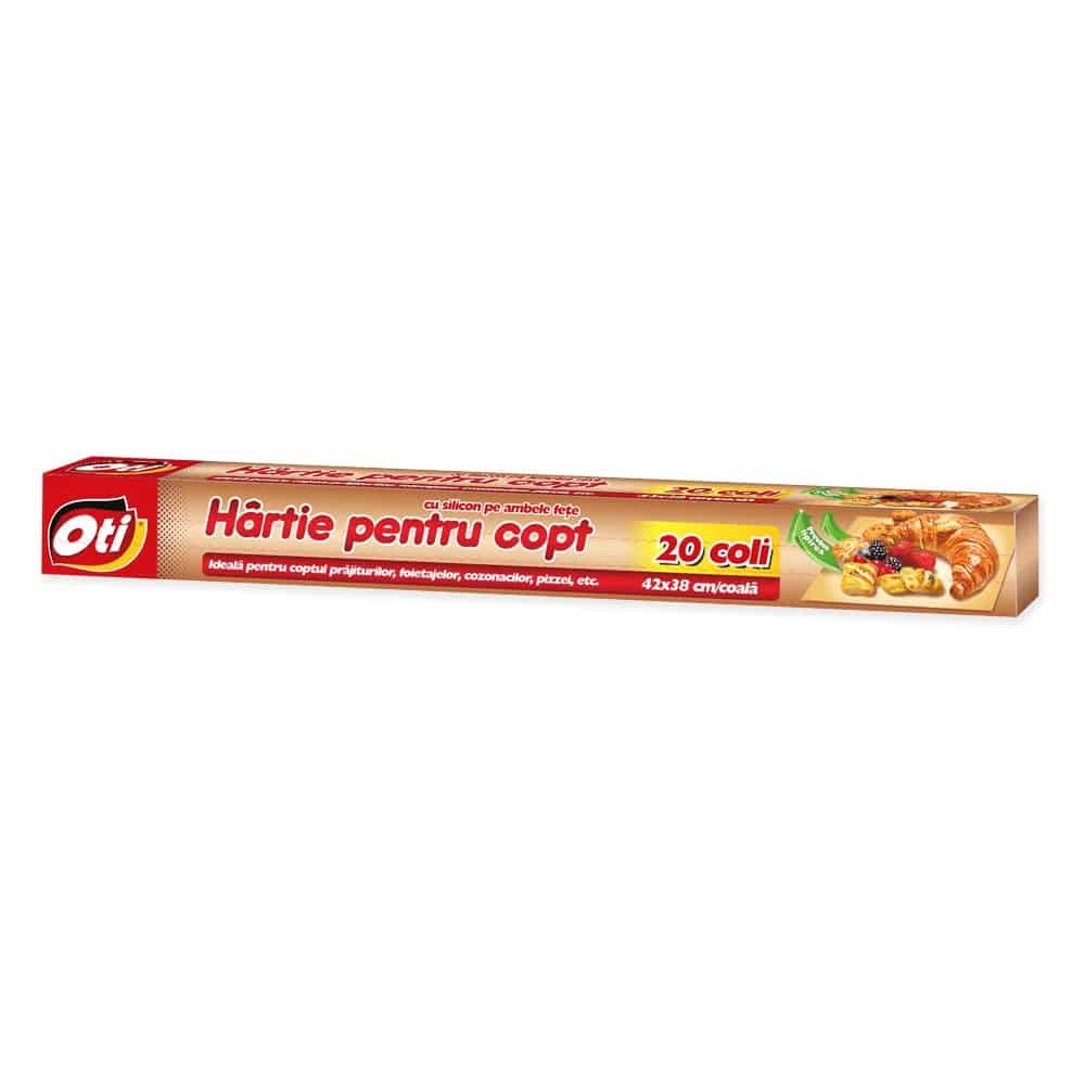 Hartie pentru copt, 20coli, 42x38cm OTI / 5948908014017