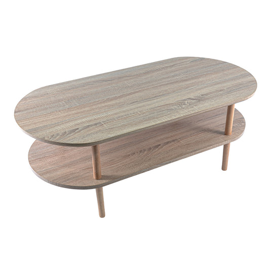 Masuta de cafea, stil modern, inaltime 45cm, Naimeed 612, Salcam Deschis