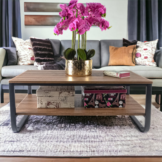 Masuta de cafea, stil modern, inaltime 45cm, Naimeed 621, Stejar Natur