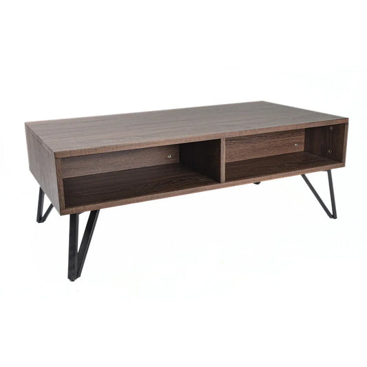 Comoda, 4 compartimente, Naimeed 637, Stejar Inchis, 120x60x45cm - 221.ro