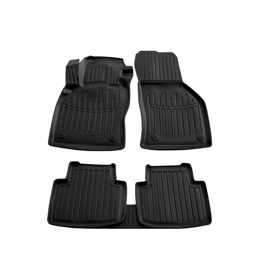 Set covorase auto cauciuc tip tavita pentru skoda superb iii (3v) (2015-)
