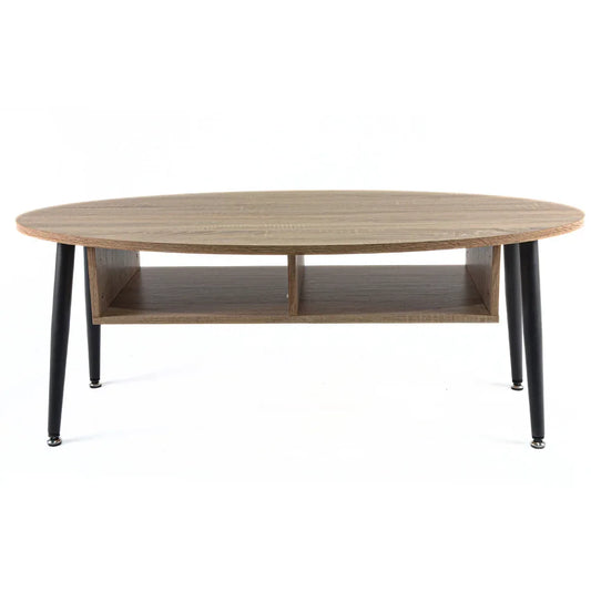 Masuta de cafea, stil modern, inaltime 46cm, Naimeed 801-2, Salcam Deschis - 221.ro