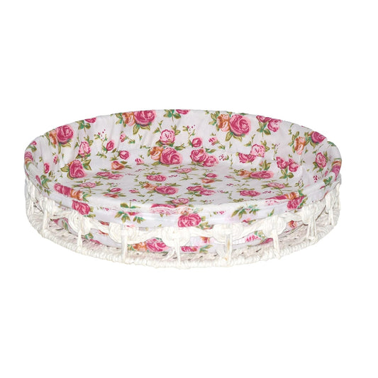 Set 3 cosuri, otel invelit cu ratan D831