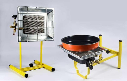 Incalzitor / arzator ceramica cu suport, putere 3500W pe butelie / 914 - 221.ro