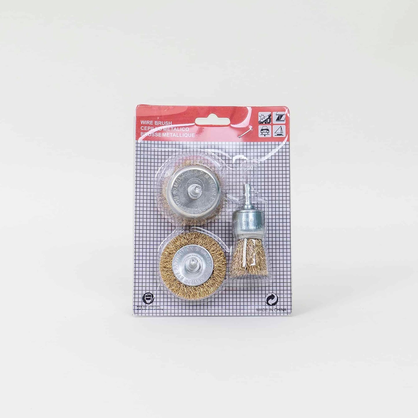 Set 3 perii de sarma, tip disc pentru bormasina Z-TOOLS / 9195 - 221.ro