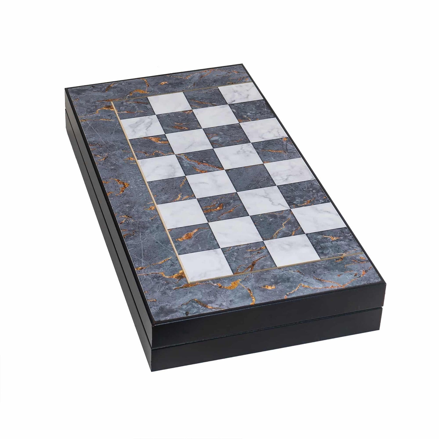 Joc de table din lemn lacuit 50x50cm gray / 987-4 - 221.ro