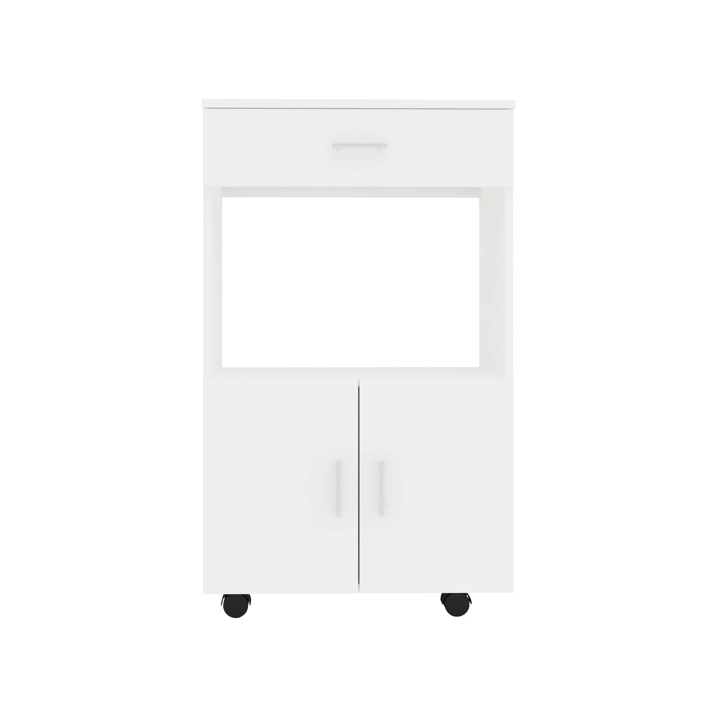 Dulap mobil bucatarie Arno, 1 Sertar, 2 Usi, Alb, 60 x 35 x 100 cm