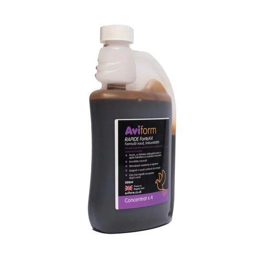 Aviform Rapide Forte X4 – supliment pentru energie și rezistență porumbei 500 ml