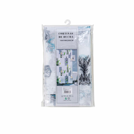 Perdea dus, panzata din poliester, transparenta 180 x 200 cm, Z-TOOLS / CC9832