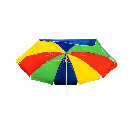 Umbrela protectie soare multicolora diametru 200cm si inaltime 200cm multicolora, stalp 33mm / CC9846