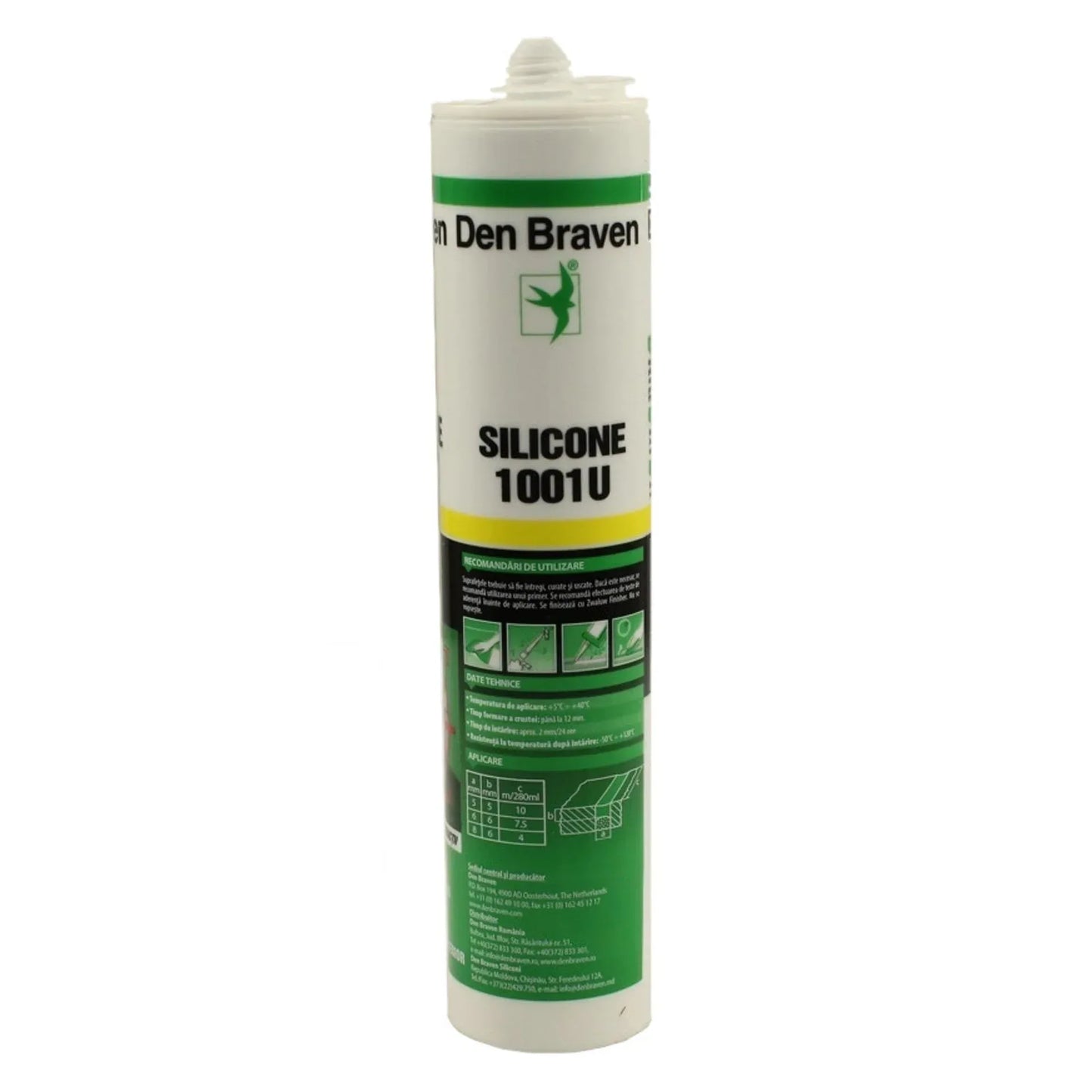Silicon Den Braven 1001 U, 280ml gri / D 12002209 - 221.ro