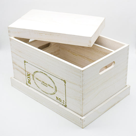 Set 2 cutii depozitare/decor realizate manual D810