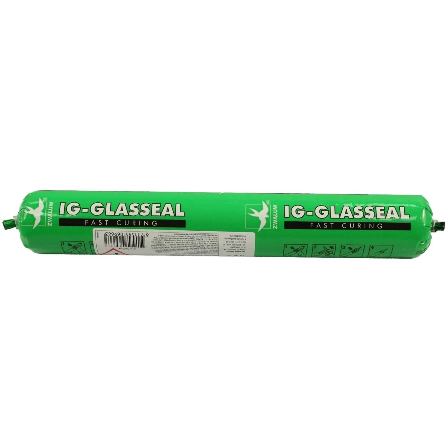Silicon ig. glasseal Den Braven, 600ml, negru / D 61685610 - 221.ro