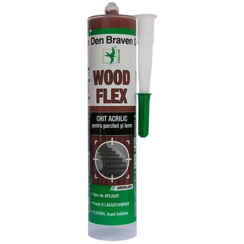 Chit acrilic parchet, 280 ml, wenge Den Braven / D12003755