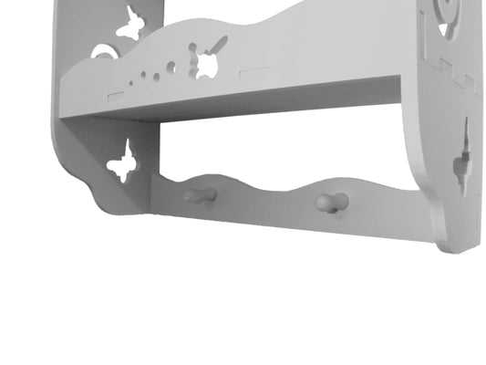 Etajera cu 3 rafturi pentru baie, D126 PVC, 37*65*14 cm - 221.ro