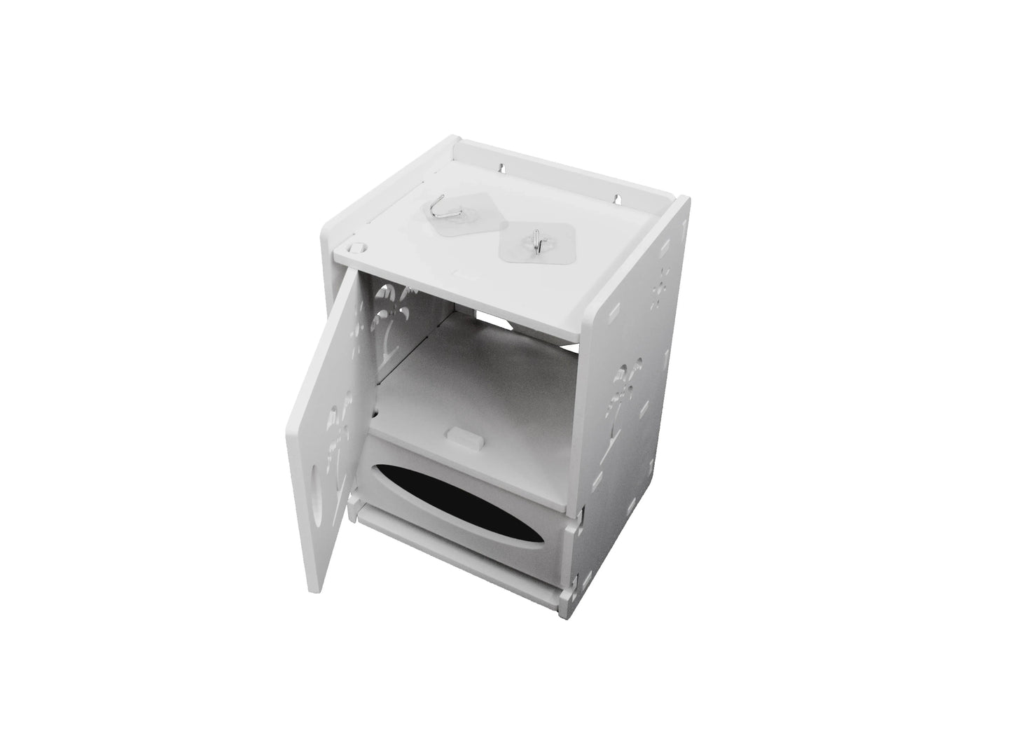 Dulapior cu raft si compartiment hartie, D152, 23*33*20 cm - 221.ro