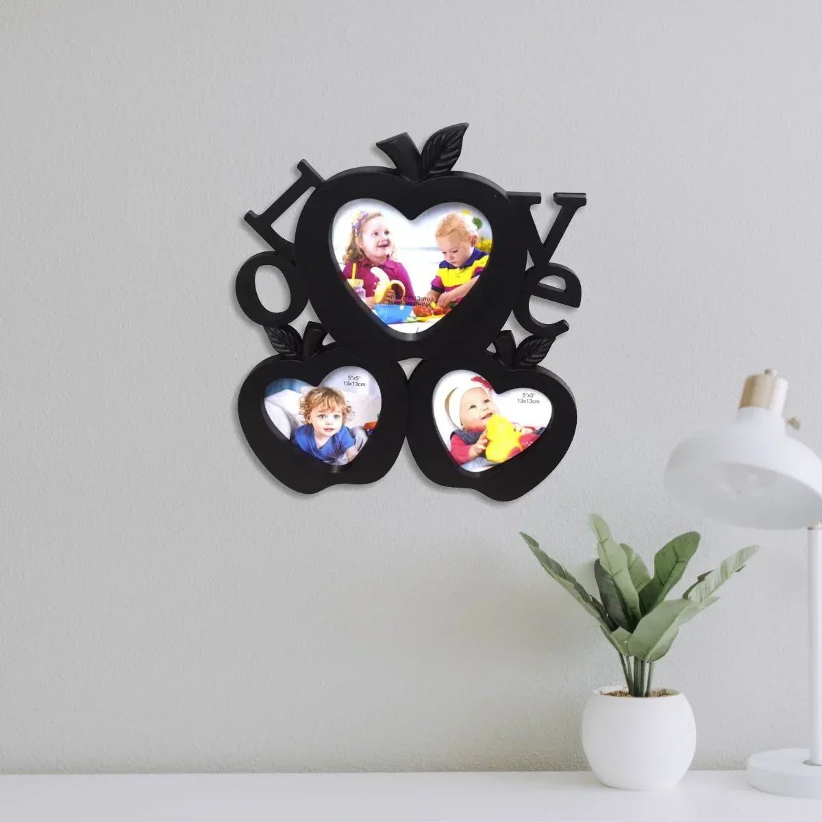 Rama foto Love, 3 poze, Love, Naimeed D1617, Negru - 221.ro