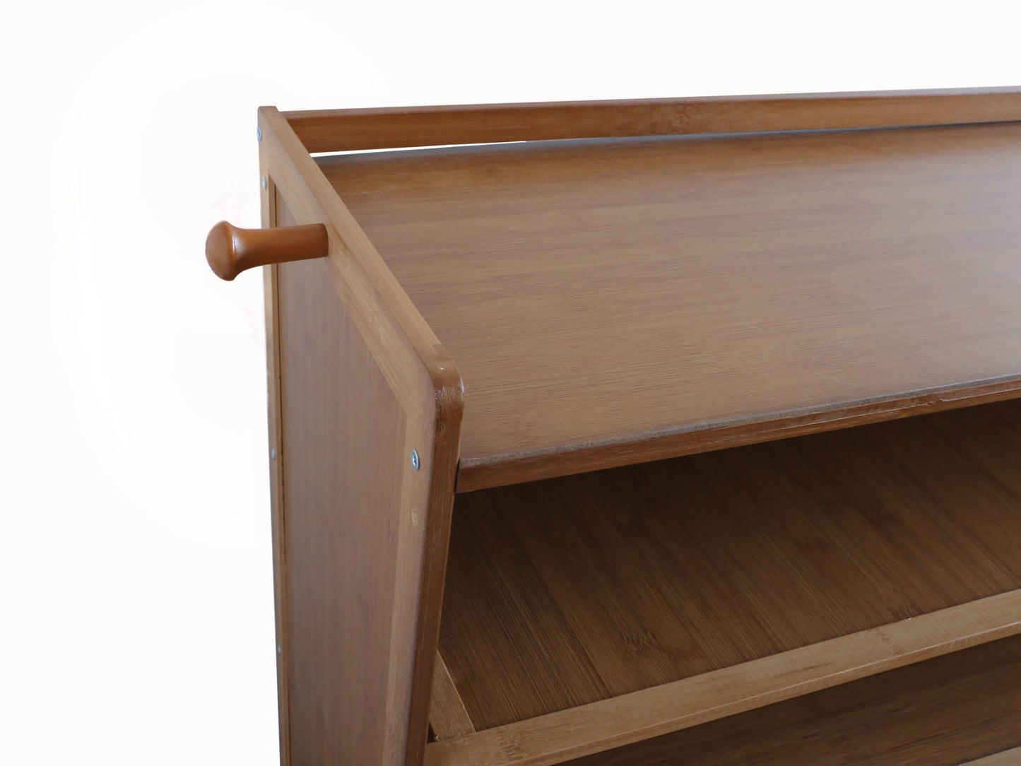 Pantofar din bambus, 10 rafturi, 130*119*28 cm, D184