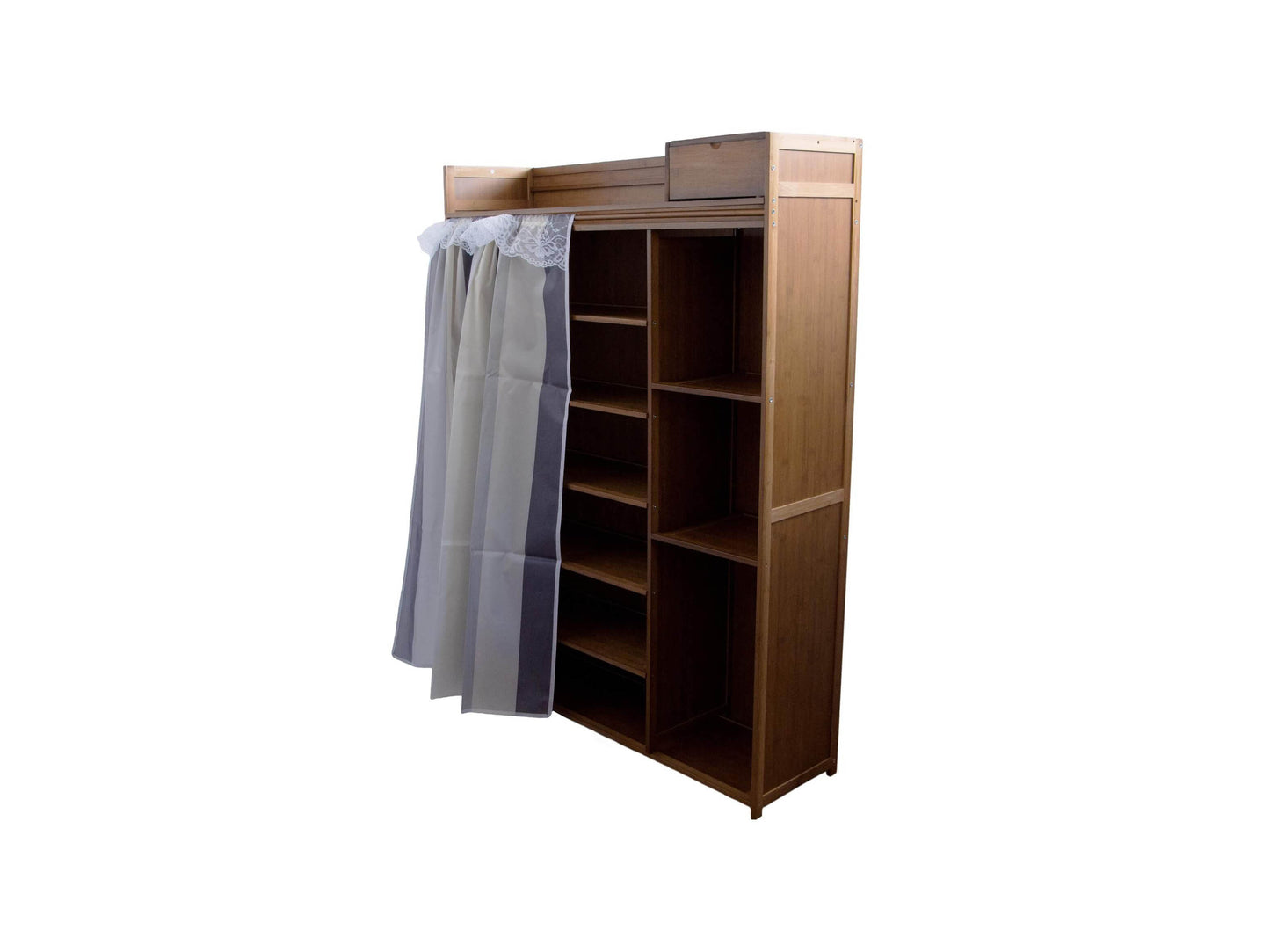 Pantofar din bambus, 10 rafturi, 100*130.5*28 cm, D189