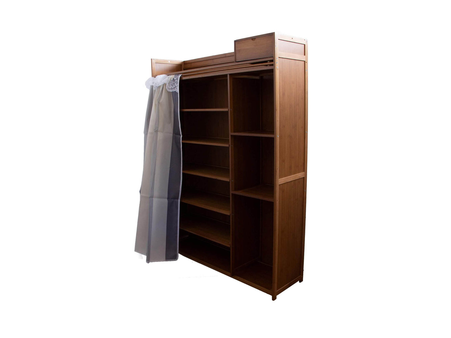 Pantofar din bambus, 10 rafturi, 100*130.5*28 cm, D189