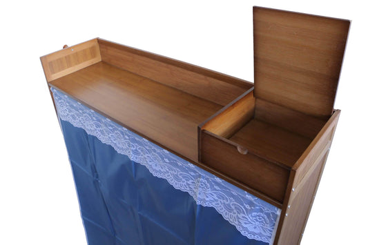 Pantofar din bambus, 6 rafturi, 68*126.5*28 cm, D192