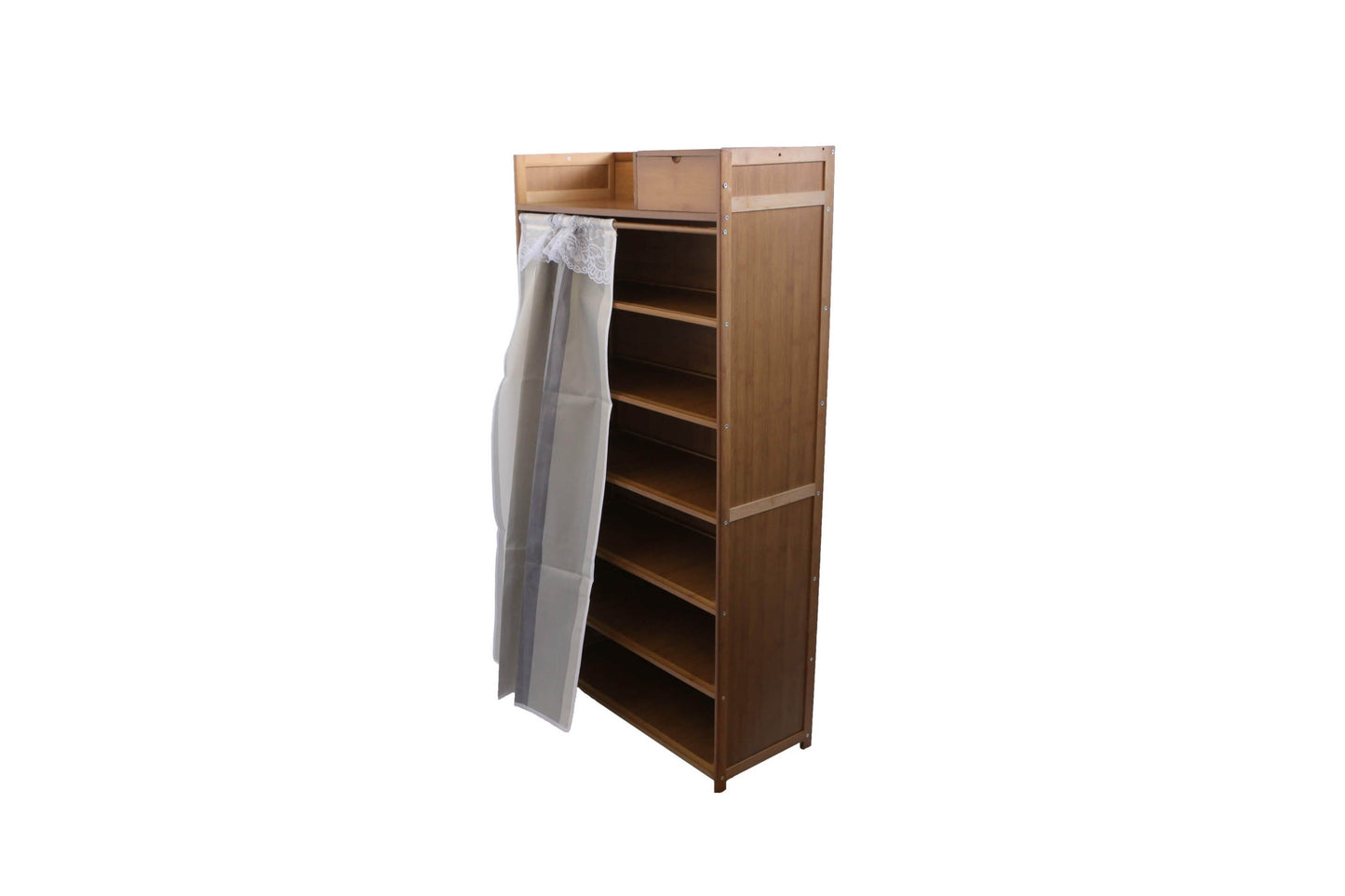 Pantofar din bambus, 6 rafturi, 68*126.5*28 cm, D192