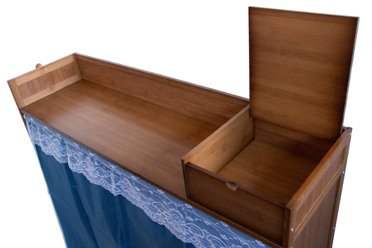 Pantofar din bambus, 6 rafturi, 102*107.5*28 cm, D194 - 221.ro