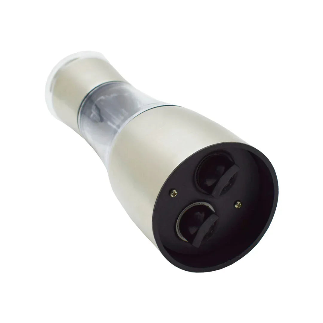 Rasnita dubla pentru sare si piper, Naimeed D2345, culoare Argintiu, 19 x 5 x 7 cm - 221.ro