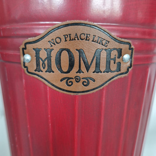 Vas decor din metal, Naimeed D2606, 210x400x210mm, Rosu