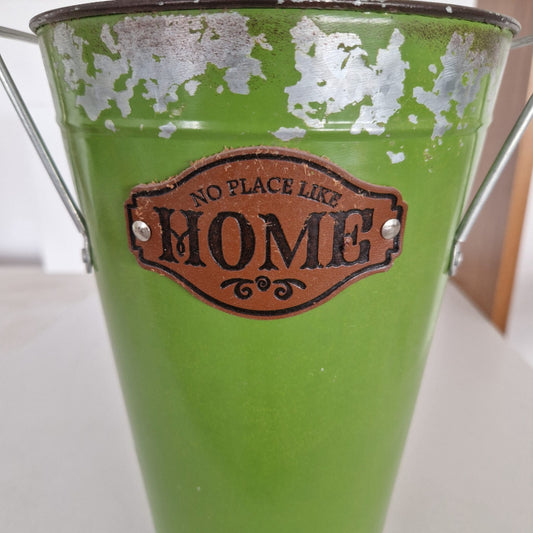 Vas decor din metal, Naimeed D2611, 165x255x165mm, Verde