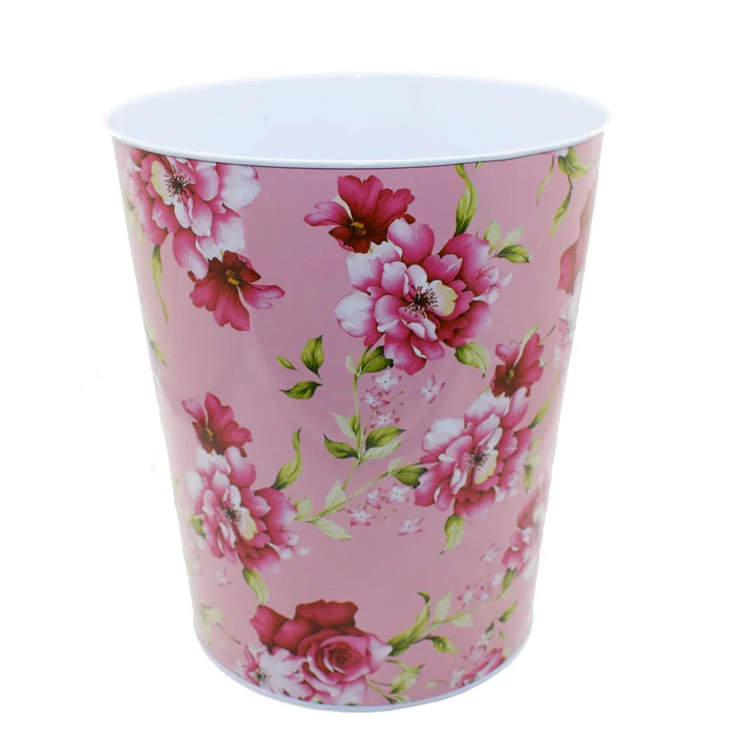Cos decor din metal, Naimeed D2645, culoare Roz / Multicolor, 26 x 22 cm - 221.ro