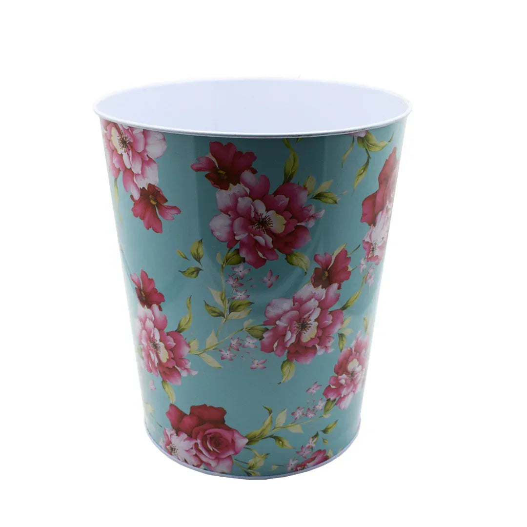 Cos decor din metal, Naimeed D2645, culoare Turcoaz / Multicolor, 26 x 22 cm - 221.ro