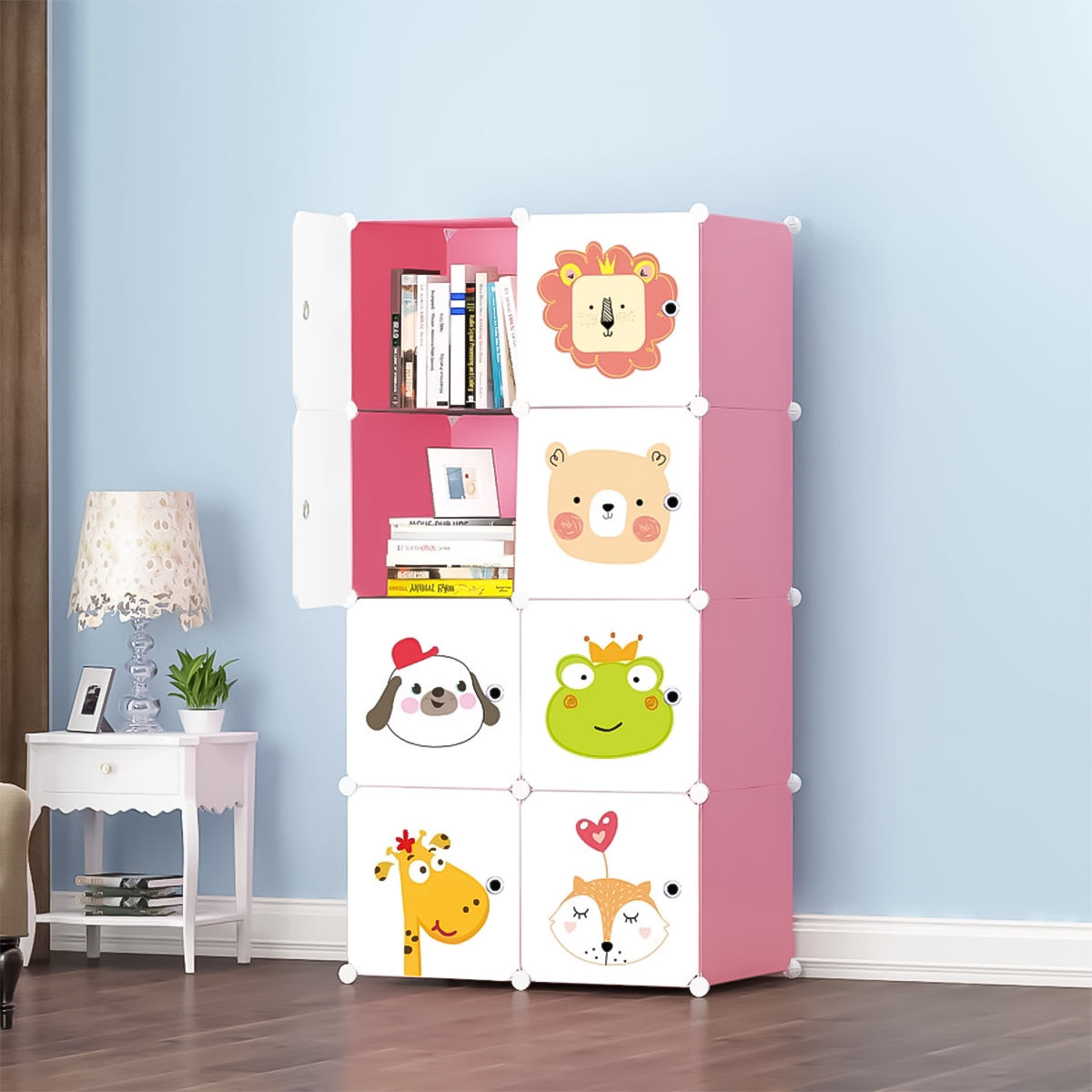 Dulap Modular Copii, 8 Usi, D2687P