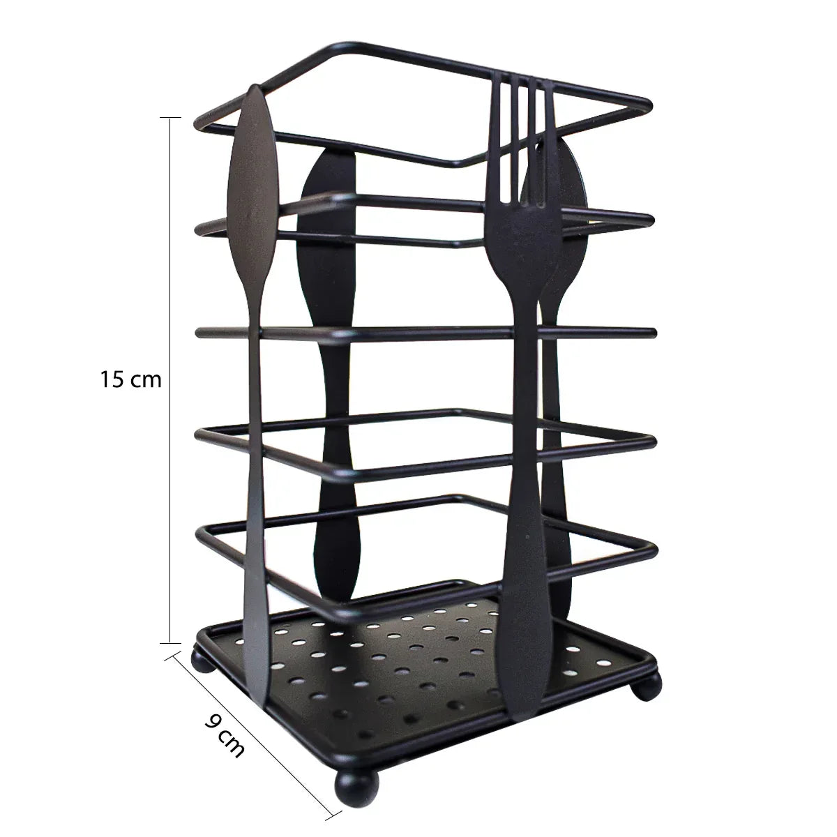 Suport tacamuri din metal, Naimeed D2722, Negru - 221.ro