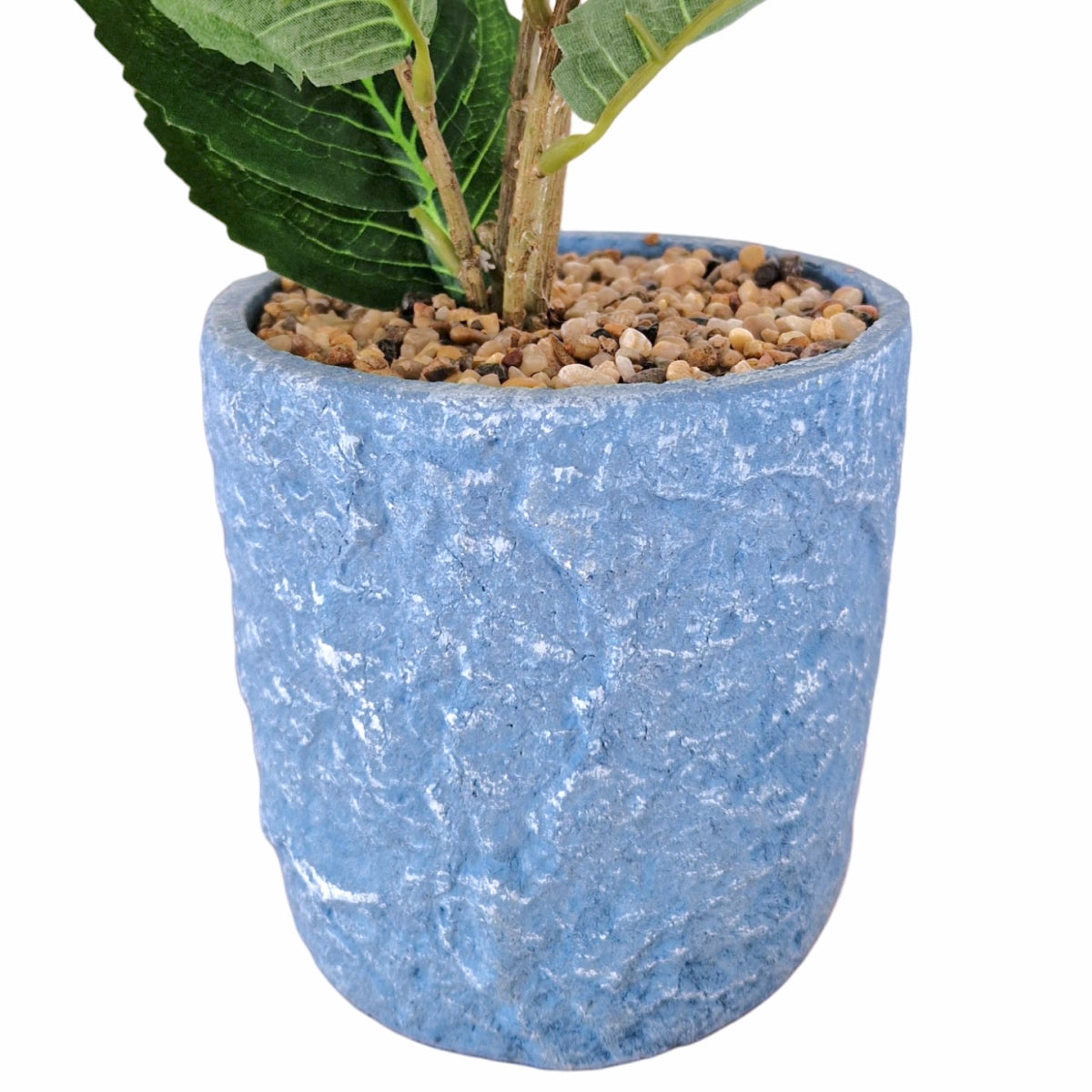 Floare artificiala in ghiveci, Hortensie, Naimeed D2854, 39x39x50cm, Alb